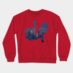 LA Hands, Skyline v4 Crewneck Sweatshirt